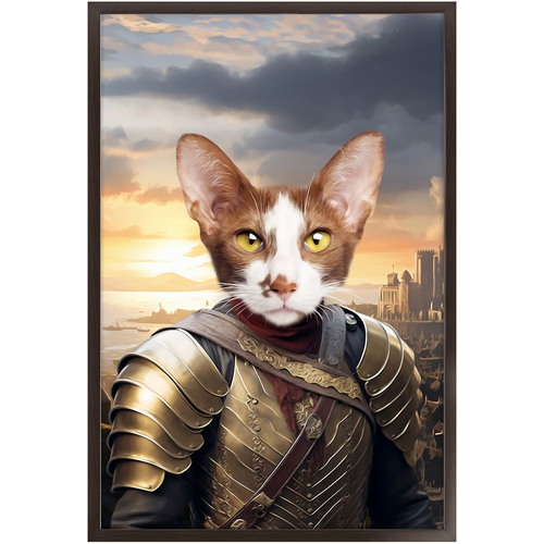 BESTEROS 1 - Game of Thrones & House Of Dragons Inspired Custom Pet Portrait Framed Satin Paper Print