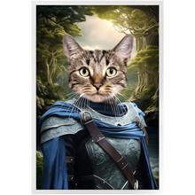 Load image into Gallery viewer, AN ENCHANTED FURREST - Lord of the Rings Inspired Custom Pet Portrait Framed Satin Paper Print