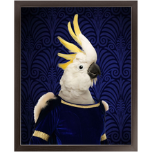 Load image into Gallery viewer, Madam Ockery - Renaissance Inspired Custom Pet Portrait Framed Satin Paper Print