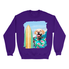 Load image into Gallery viewer, Apparel-DTG-Sweatshirt-Gildan-18000-M-Purple-Unisex-CF-20250126173418946