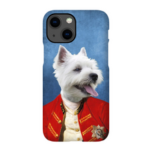 Load image into Gallery viewer, COMMANDER IN MISCHIEF CUSTOM PET PORTRAIT PHONE CASE