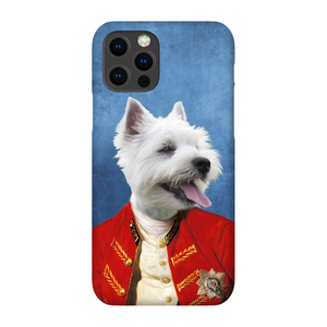 COMMANDER IN MISCHIEF CUSTOM PET PORTRAIT PHONE CASE