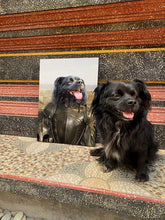 Load image into Gallery viewer, Neo Barksist - The Matrix Inspired Custom Pet Portrait Canvas
