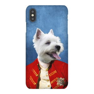 COMMANDER IN MISCHIEF CUSTOM PET PORTRAIT PHONE CASE