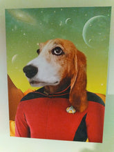 Load image into Gallery viewer, Captain Digyard - Star Trek Inspired Custom Pet Portrait Canvas