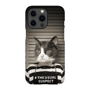 THE USUAL SUSPECT CUSTOM PET PORTRAIT PHONE CASE