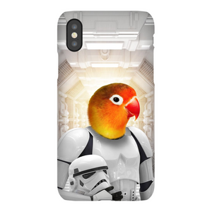 Storm Blooper - Storm Trooper & Star Wars Inspired Custom Pet Portrait Phone Case