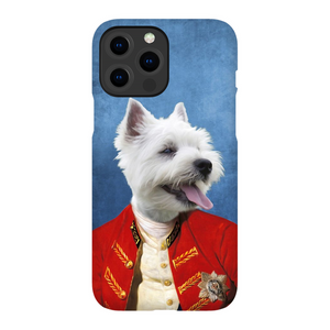 COMMANDER IN MISCHIEF CUSTOM PET PORTRAIT PHONE CASE