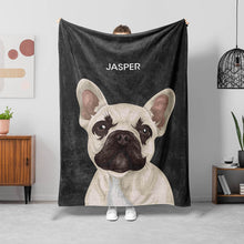 Load image into Gallery viewer, Sparta Single Pet - Custom Pet Photo Blanket