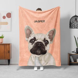 Sparta Single Pet - Custom Pet Photo Blanket