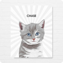 Load image into Gallery viewer, Sparta Cat Custom Pet Portrait - Canvas Wrap
