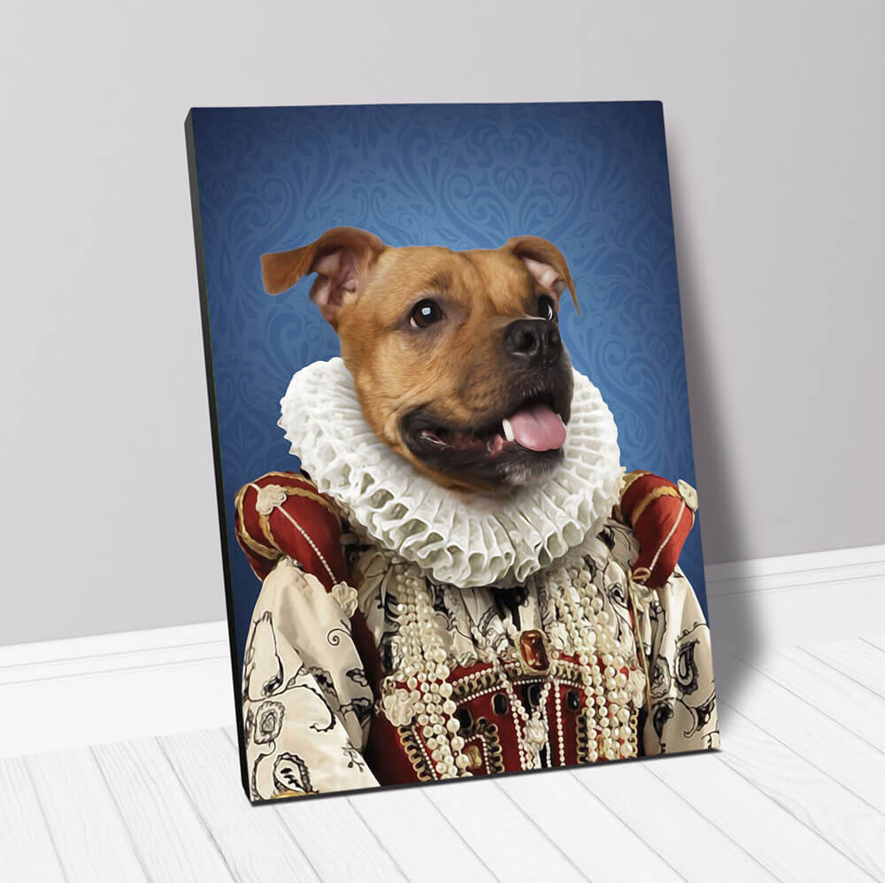 Duchess Muchess - Renaissance Inspired Custom Pet Portrait Canvas