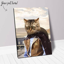 Load image into Gallery viewer, High Loon - Cowboys, Sheriff &amp; Wild West Inspired Custom Pet Portrait Canvas