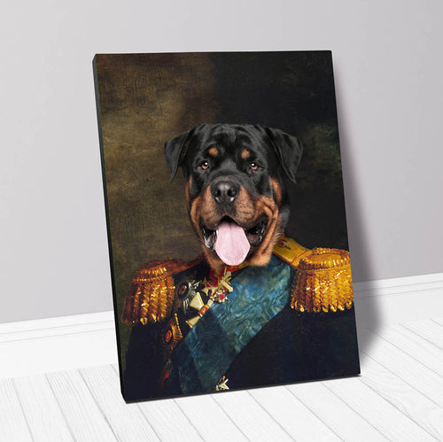 LORD E. LORDY - Renaissance Inspired Custom Pet Portrait Canvas