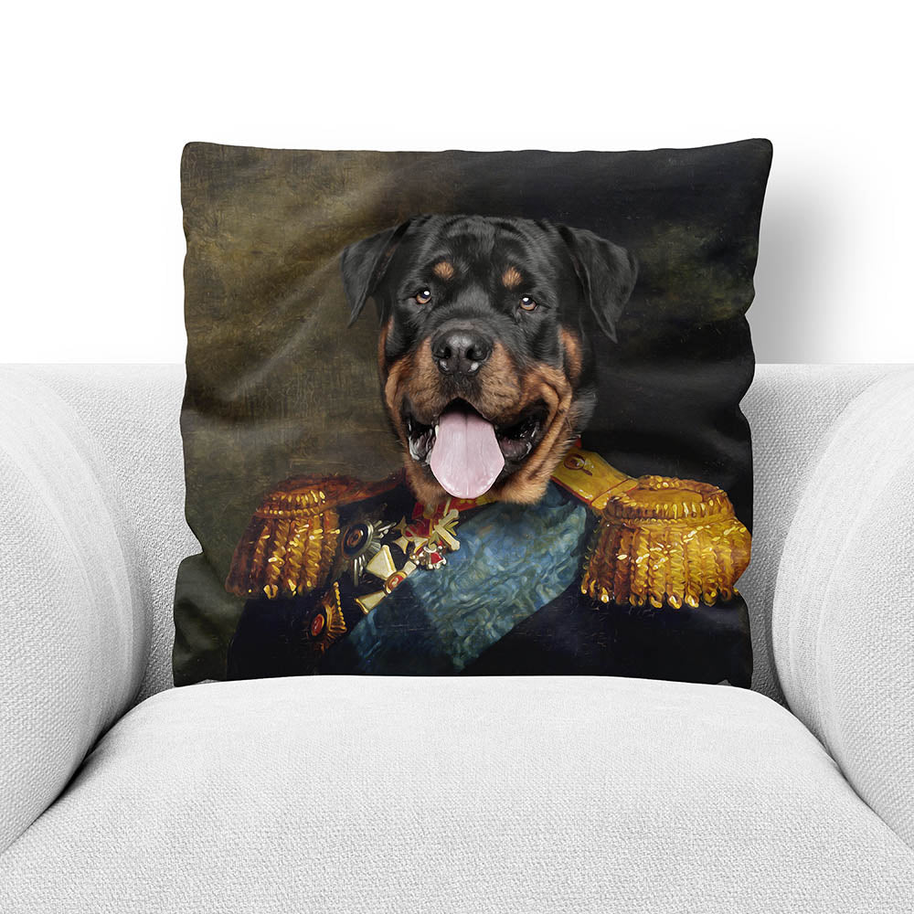 LORD E. LORDY - CUSTOM PET PORTRAIT THROW PILLOW