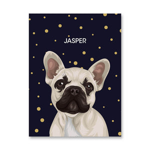 Sparta Single Pet - Custom Pet Portrait - Canvas Wrap