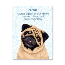Load image into Gallery viewer, The Tribute - Custom Memorial Pet Portrait - Canvas Wrap