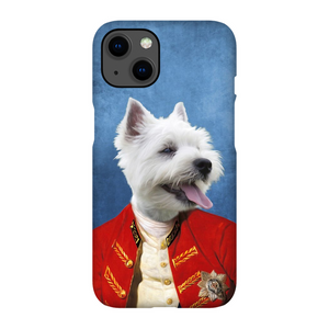 COMMANDER IN MISCHIEF CUSTOM PET PORTRAIT PHONE CASE