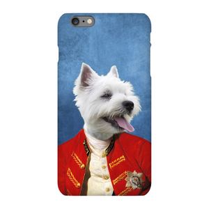 COMMANDER IN MISCHIEF CUSTOM PET PORTRAIT PHONE CASE