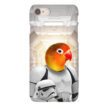 Load image into Gallery viewer, Storm Blooper - Storm Trooper &amp; Star Wars Inspired Custom Pet Portrait Phone Case