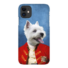 Load image into Gallery viewer, COMMANDER IN MISCHIEF CUSTOM PET PORTRAIT PHONE CASE