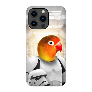 Storm Blooper - Storm Trooper & Star Wars Inspired Custom Pet Portrait Phone Case