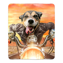 Load image into Gallery viewer, SQUEEZY RIDER - FLEECE SHERPA BLANKET